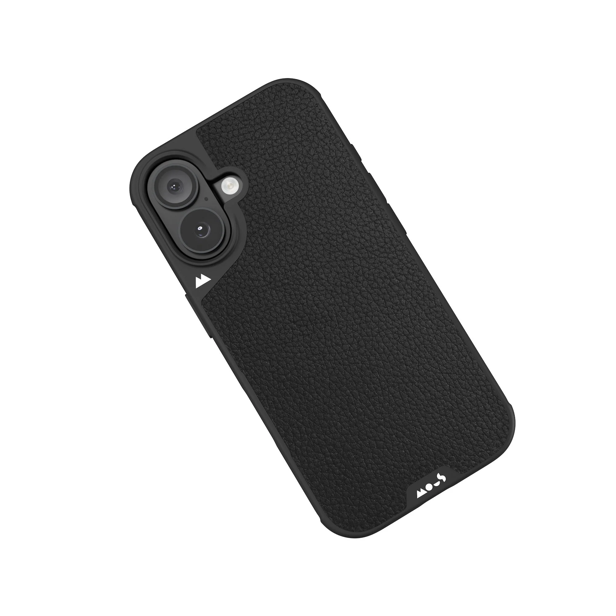 Black Leather Protective Phone Case with Camera Control Button - Limitless - Image 12