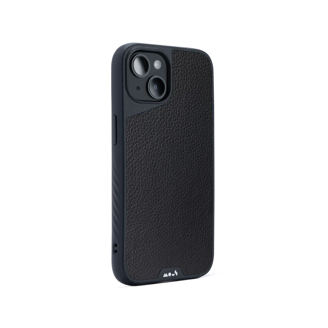 Black Leather Protective Phone Case - Limitless - Image 115