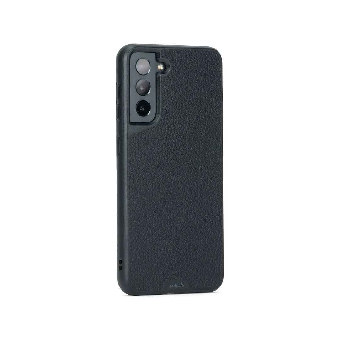 Black Leather Protective Phone Case - Limitless - Image 129