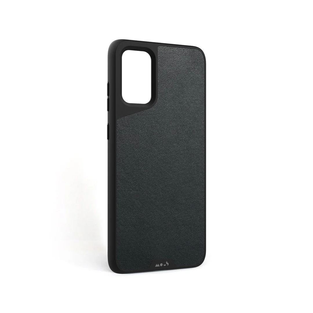 Black Leather Protective Phone Case - Limitless - Image 130